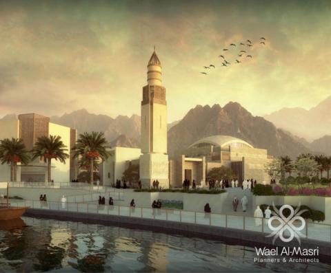 ’osque in the Sharjah, UAE.                               